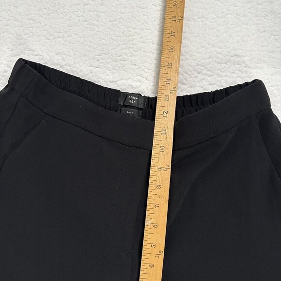 J. Crew Women's 365 Easy Stretch Waist Career Trouser Pants Size 10 Black - Picture 8 of 13